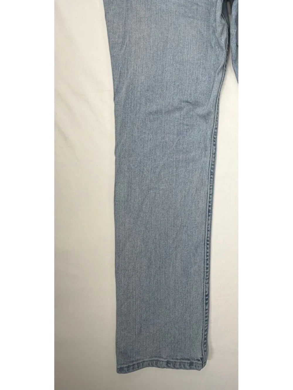 Hollister Men's Skinny Jeans Light Wash Denim Mid-Rise Faded Size 34 Blue